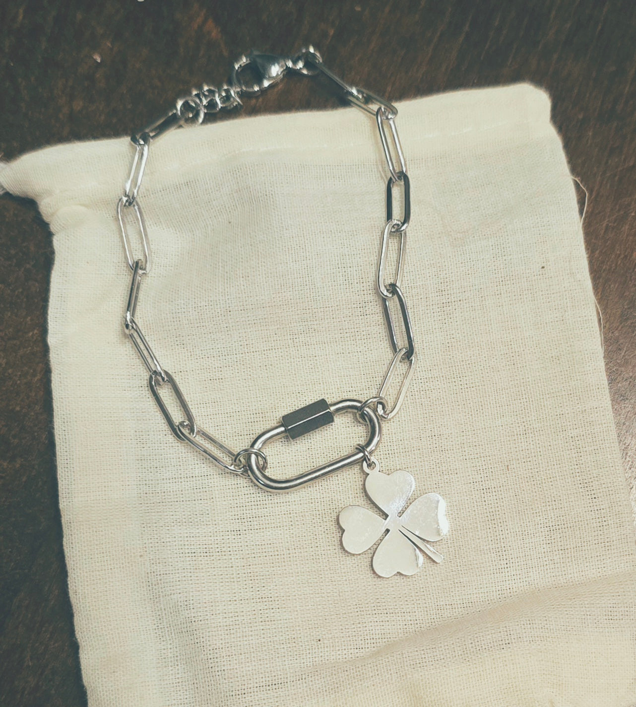 Lucky Link (charm bracelet w/clover charm only)